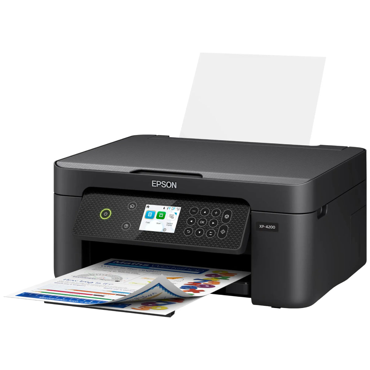 Epson Expression Home XP-4200 Wireless Color Inkjet All-in-One Printer with Scan and Copy - Black