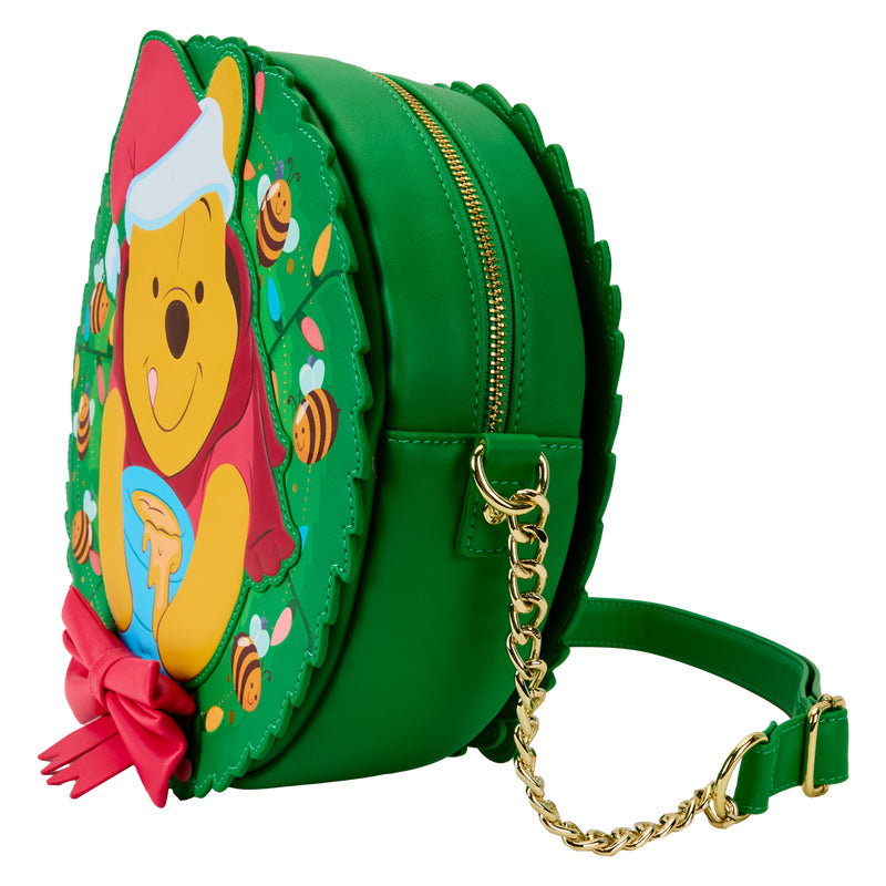 Loungefly Disney Winnie The Pooh Stuck Wreath Glow Crossbody Bag - Multicolor