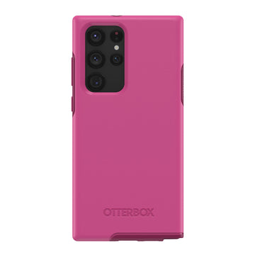 OtterBox Symmetry Series Antimicrobial Case for Samsung Galaxy S22 Ultra - Pink