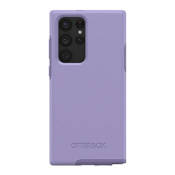 OtterBox Symmetry Series Antimicrobial Case for Samsung Galaxy S22 Ultra - Purple