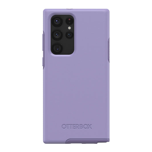 Funda antimicrobiana OtterBox Symmetry Series para Samsung Galaxy S22 Ultra - Reset Purple