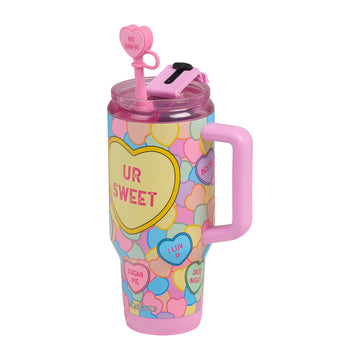 Igloo Sweethearts Candies 32 Oz Travel Mug - Pink
