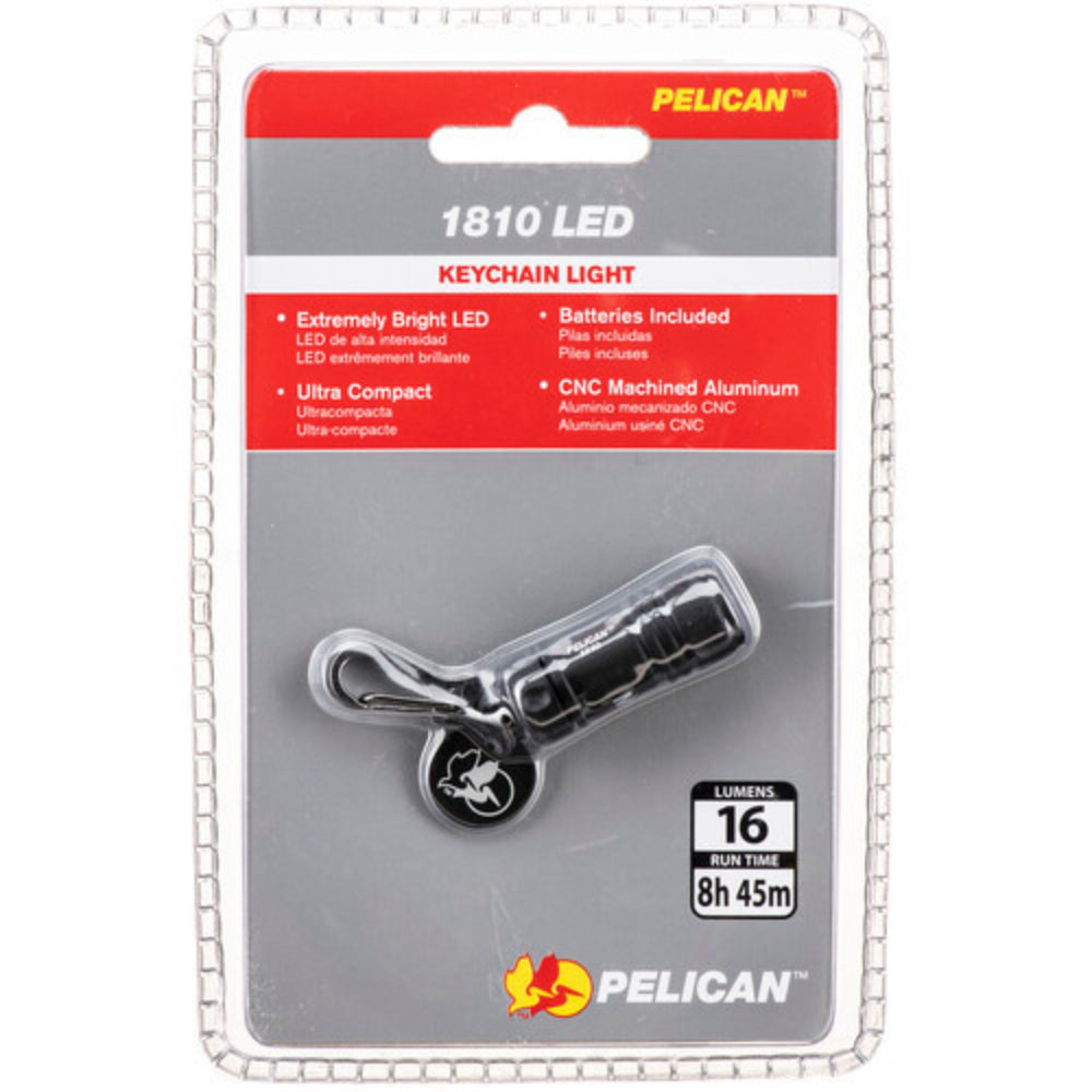 Pelican 1810 LED Keychain Flashlight - Black