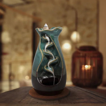 Trend Vision Tulip Cascading Incense Holder - Blue/Green