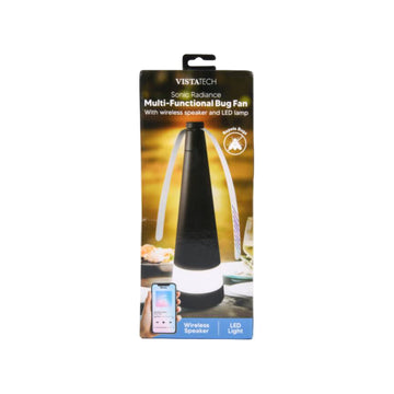 Vista Tech Sonic Radiance Multi Functional Bug Fan - Black/White