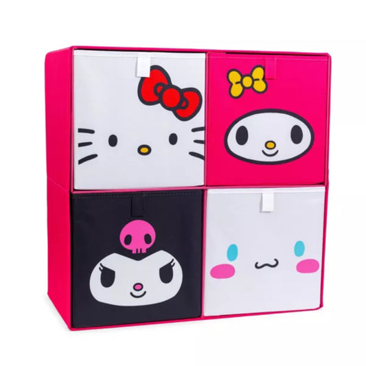 Hello Kitty and Friends 11" Foldable Storage Bin Set
