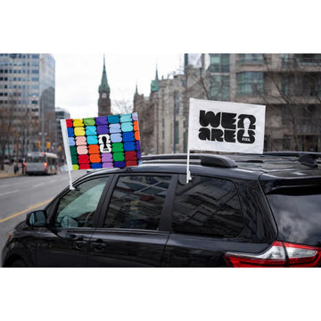 FIFA World Cup 2026 Logo Car Flag