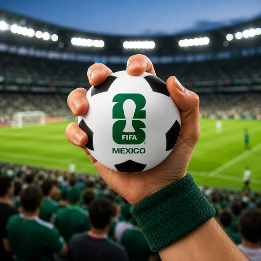 FIFA World Cup 2026 Mexico Stress Ball - White/Green