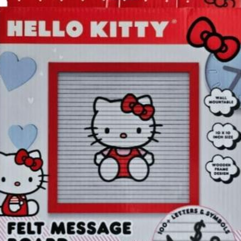 Hello Kitty 10" x 10" Felt Message Board