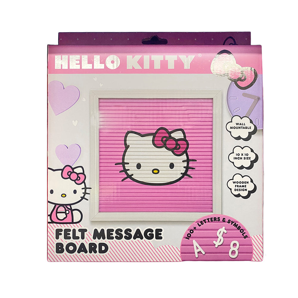 Hello Kitty Felt Message Board - Pink– Curacao