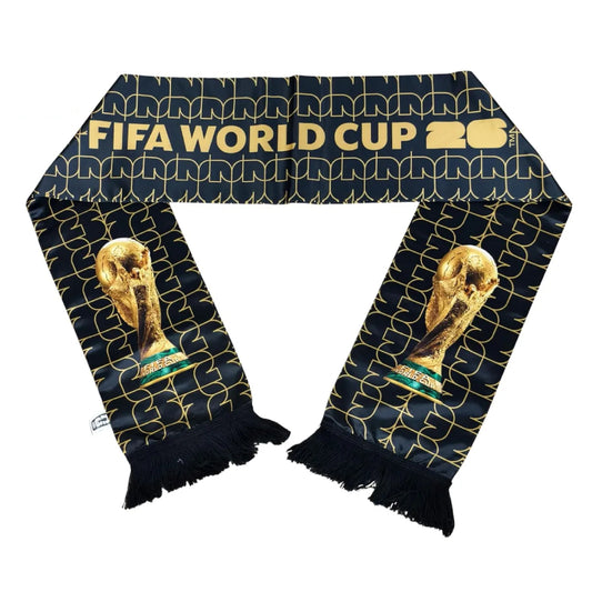Wagon International Official FIFA World Cup Unisex Trophy Scarf - Black