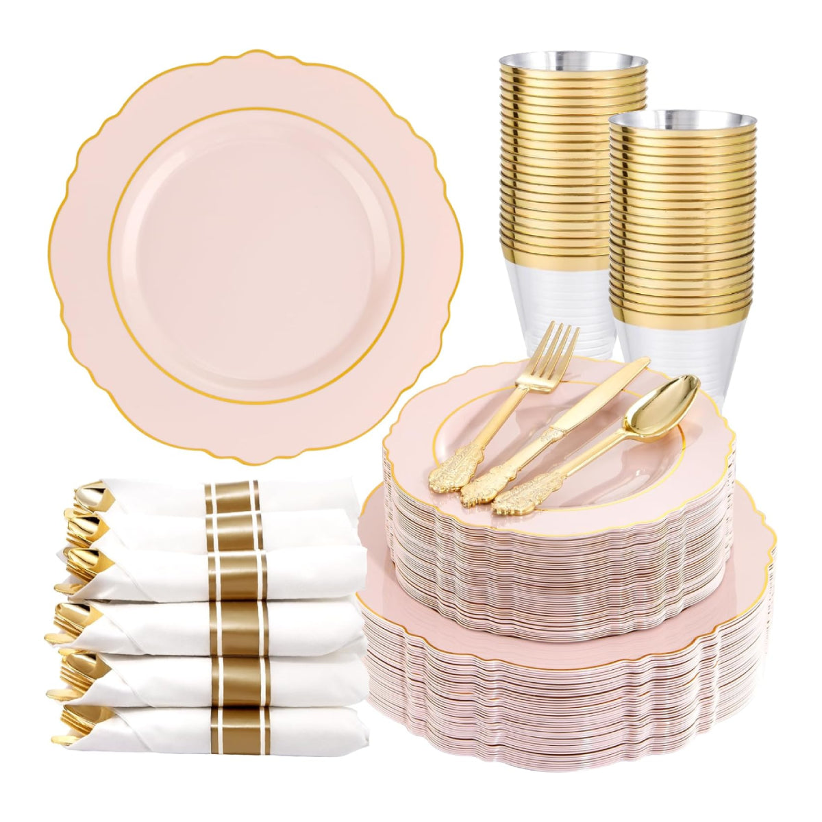 Liacere Disposable Dinnerware Set (350 Piece)