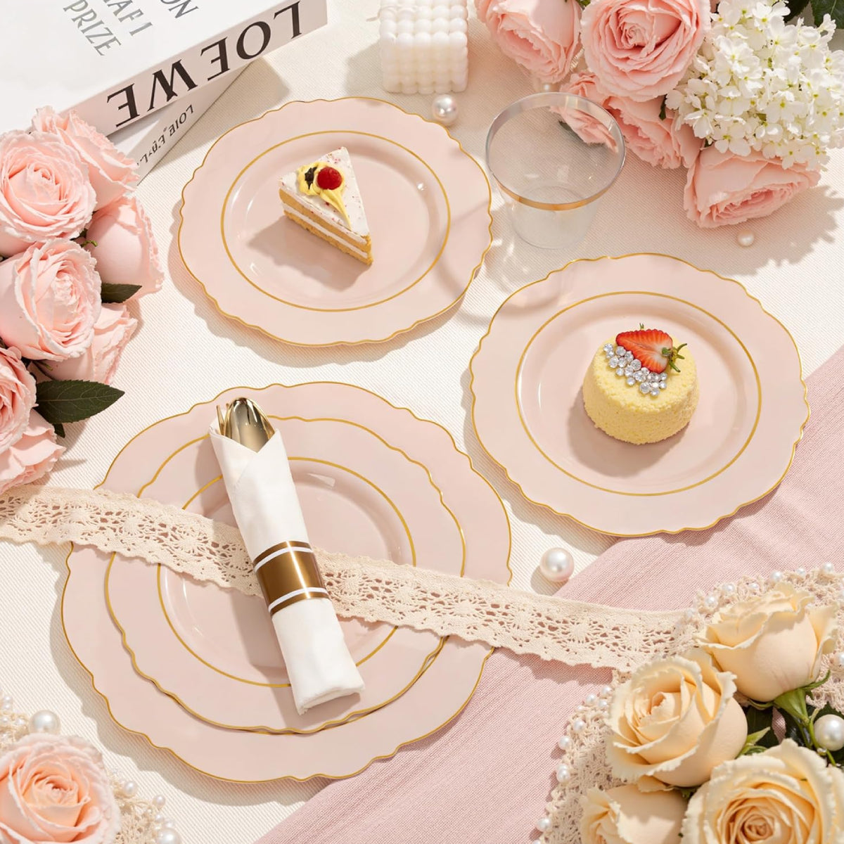 Liacere Disposable Dinnerware Set (350 Piece)