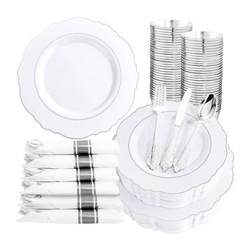 Liacere Disposable Dinnerware Set (350 Piece)