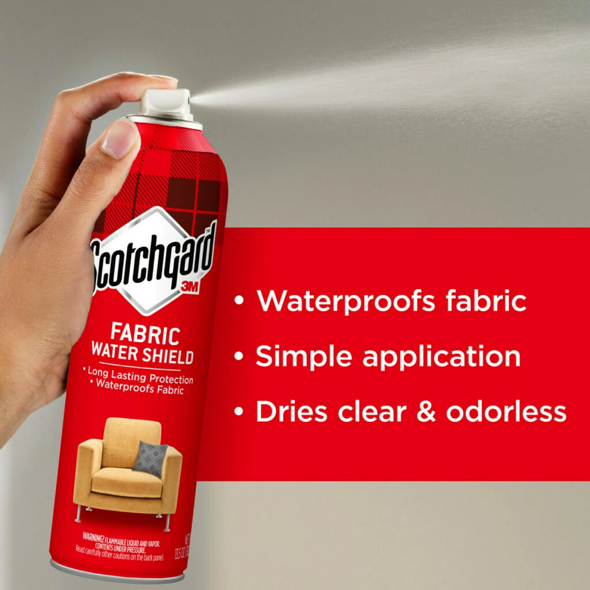 Scotchgard Fabric and Upholstery 10 oz Water Shield Spray