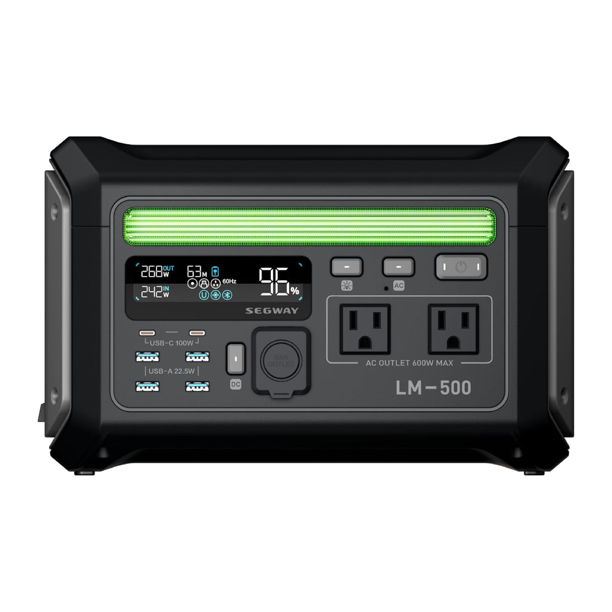 Segway Lumina 500 Portable Power Station - Black