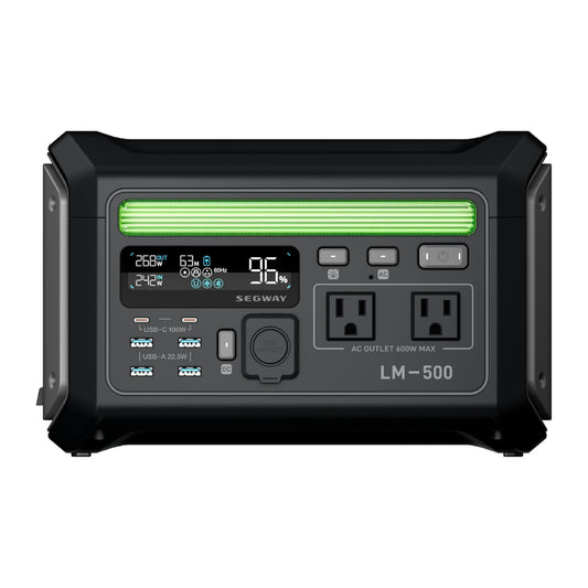 Segway Lumina 500 Portable Power Station - Black