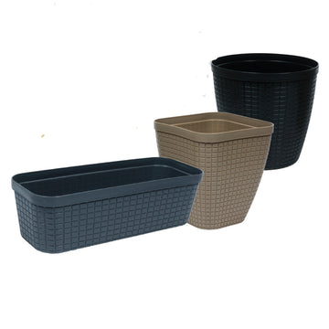 Four Season Plastic Planter - Assorted