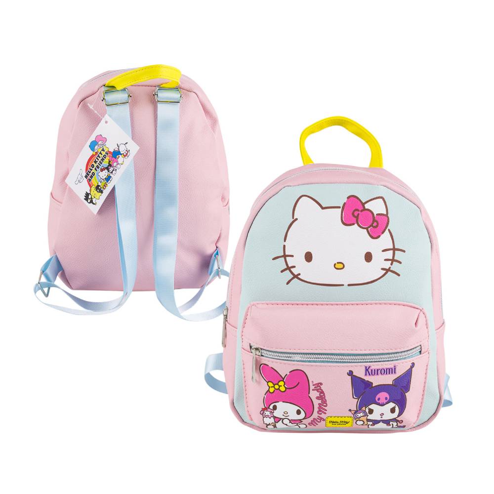 Hello Kitty and Friend 10" Mini Backpack with Adjustable Strap