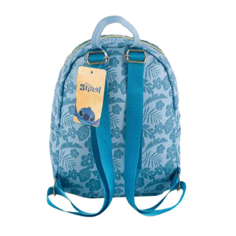 Disney 10" Stitch Mini Backpack with Adjustable Strap - Blue