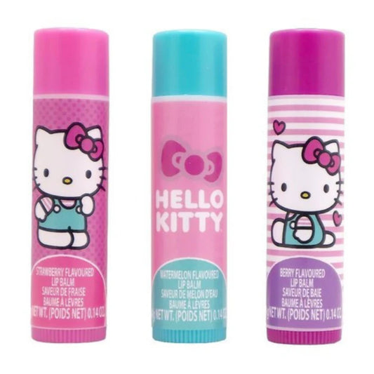 Hello Kitty Lip Balm (3 Piece) Set in Pouch
