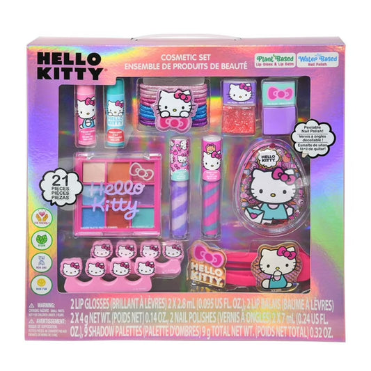 Hello Kitty Cosmetic Gift Set (21-Piece)