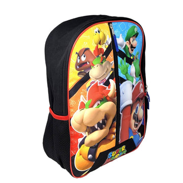 Super Mario Bros 16" Backpack - Black