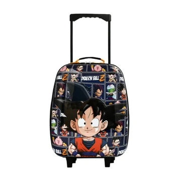 Bioworld Dragon Ball Z Collapsible Roller Travel Suitcase - Blue
