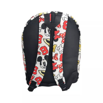 Disney 16" Mickey Minnie Mouse Backpack - White