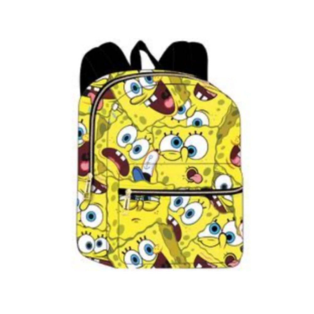 SpongeBob 16" All Over Print Backpack - Yellow
