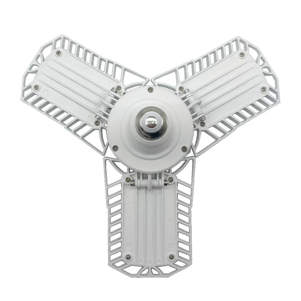 Bright Living 3-Leaf LED Garage Light with Extended Base