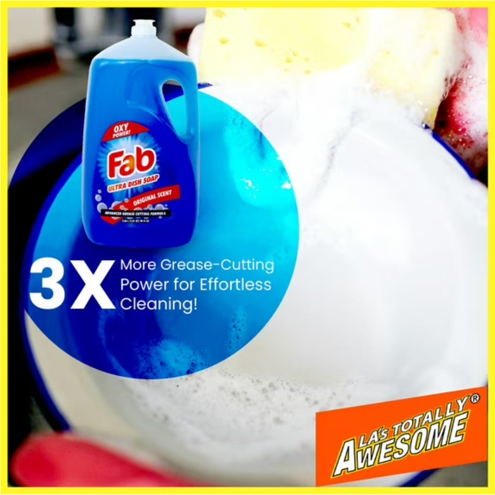 Fab 90 fl.oz Original Scent Ultra Dishwashing Soap