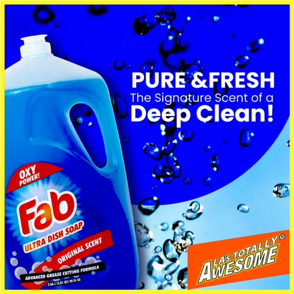 Fab 90 fl.oz Original Scent Ultra Dishwashing Soap
