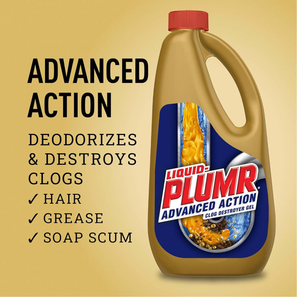 Liquid-Plumr Advanced Action Clog Destroyer Gel (Pack of 2)