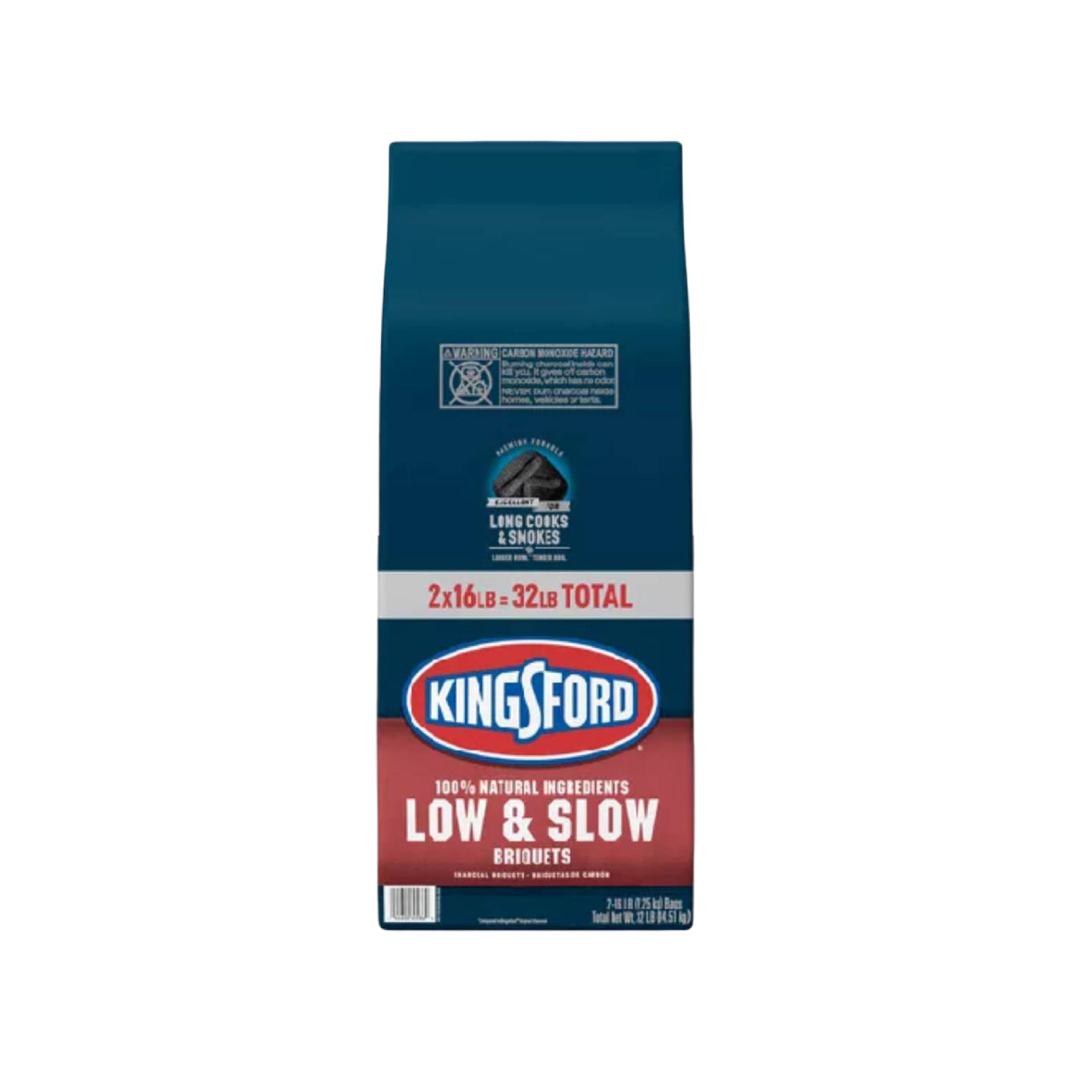 Kingsford Low & Slow Charcoal Briquettes (Pack of 2)
