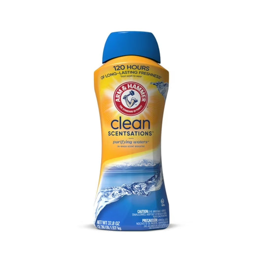 Arm & Hammer 37.8 oz Clean Sensations Laundry In-Wash Scent Booster, Purifying Waters Scent