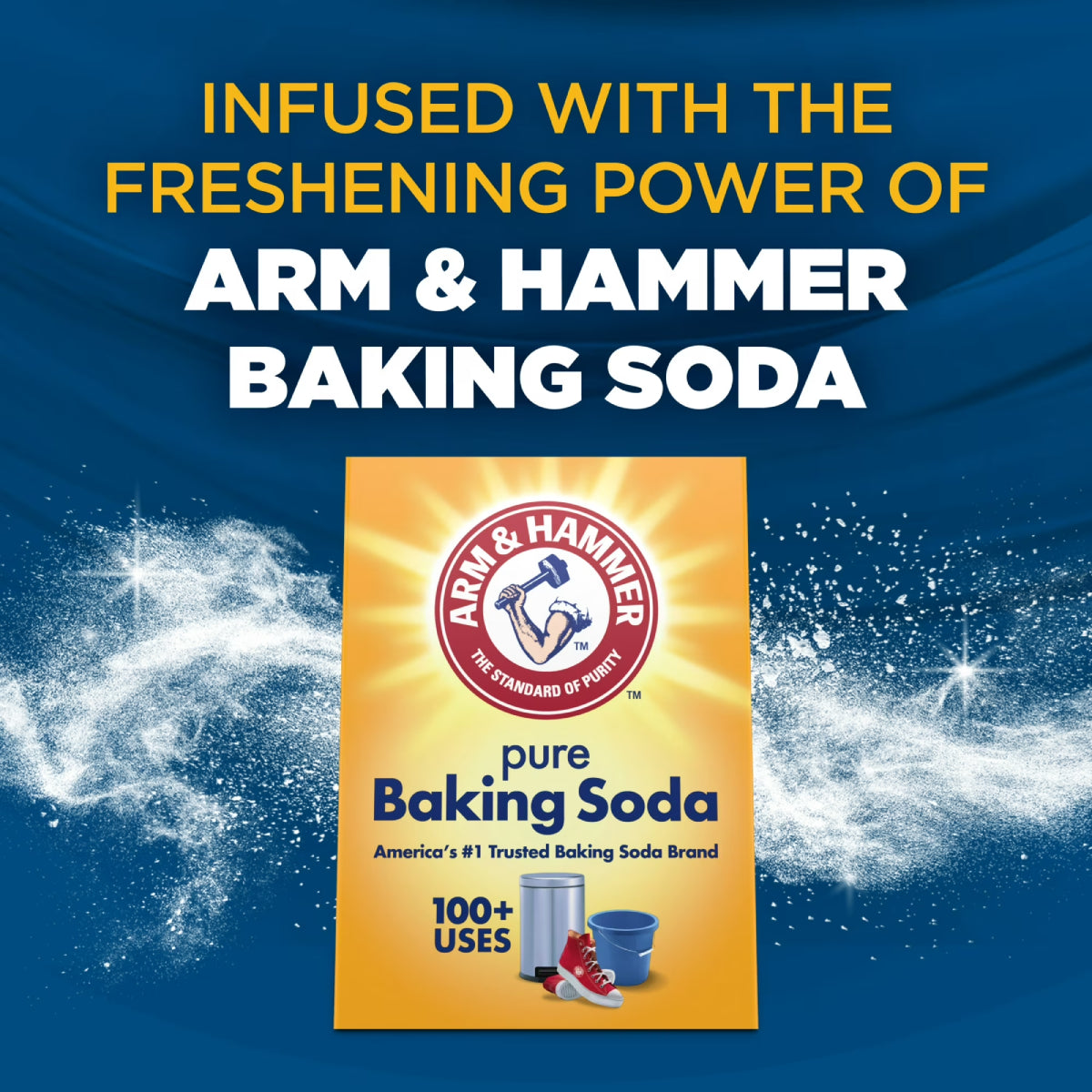 Arm & Hammer 37.8 oz Clean Sensations Laundry In-Wash Scent Booster, Purifying Waters Scent