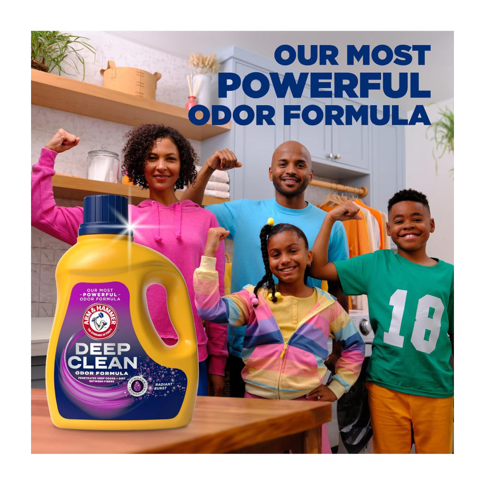 Arm & Hammer 102 fl. oz Deep Clean Odor Formula Liquid Laundry Detergent