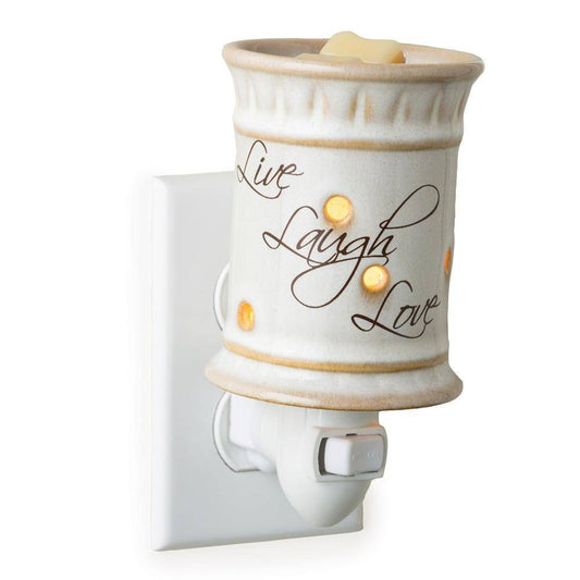 Candlewarmers Pluggable Fragrance Warmer Live Love Laugh