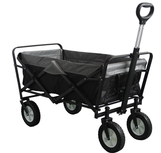 Yongkang Folding Wagon Cart - Black/Gray - Curacao