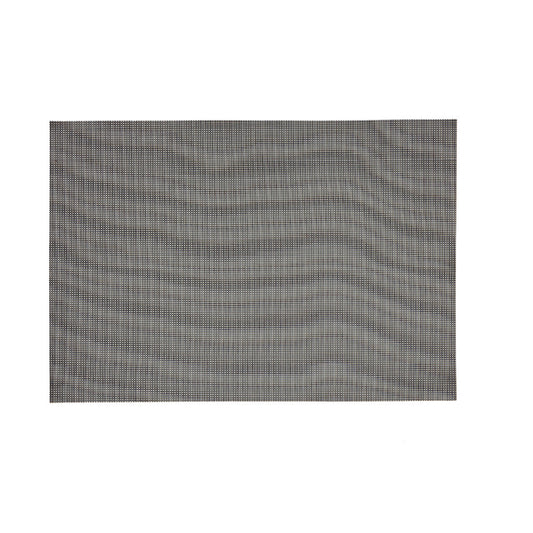 Harmar Elite 19" x 13" Vinyl Placemat with Woven Pattern - Black