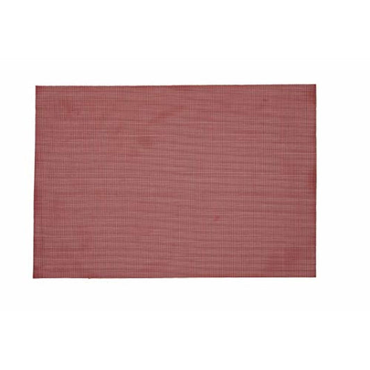 Harmar Elite 19" x 13" Vinyl Placemat with Woven Pattern - Red