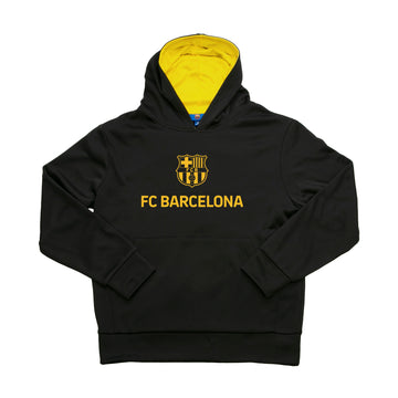 Icon Sports FC Barcelona Boys' Messi Hyper Outline Pullover Hoodie - Black