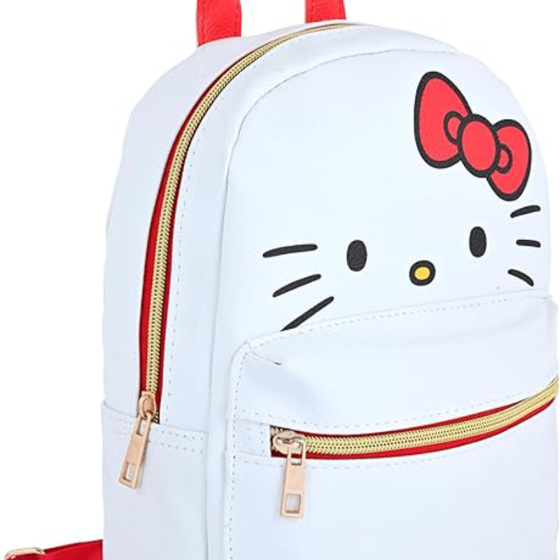 Hello Kitty 10" Mini Backpack - Red/White