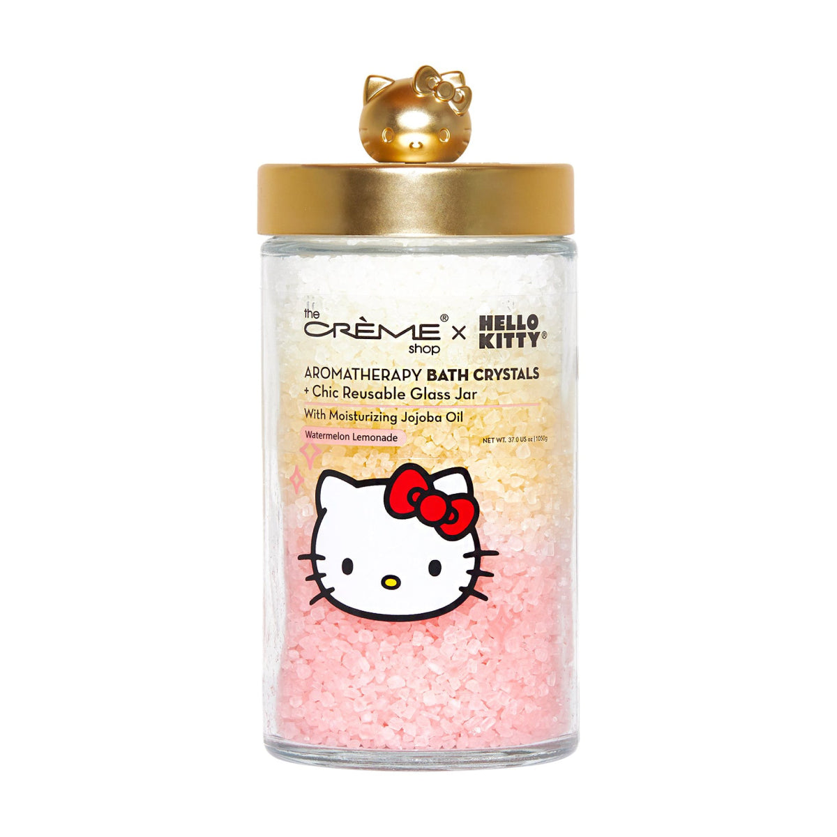 The Crème Shop x Hello Kitty Aromatherapy Spa Bath Crystals with Chic Jar