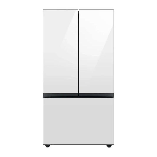 Samsung RF24BB620012 Bespoke 24 cu. ft. French Door Smart Refrigerator with AutoFill Water Pitcher - White Glass