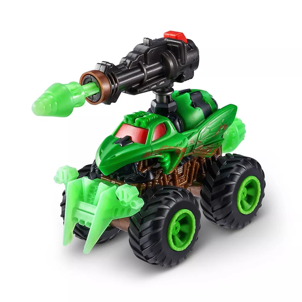 Zuru 5 Surprise Monster Trucks Glow Riders Series 2 Miniature Mystery Collectible Capsules