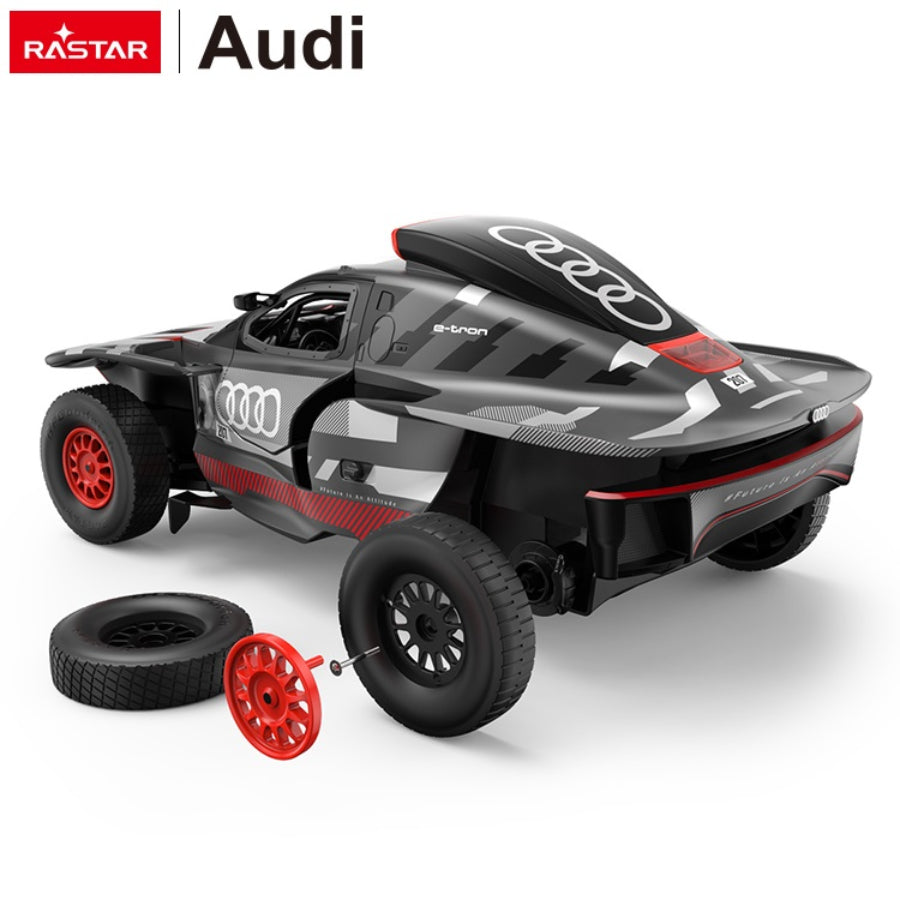 Coche de juguete a control remoto Audi RS Q e-tron Rastar RC 1:14 - Gris