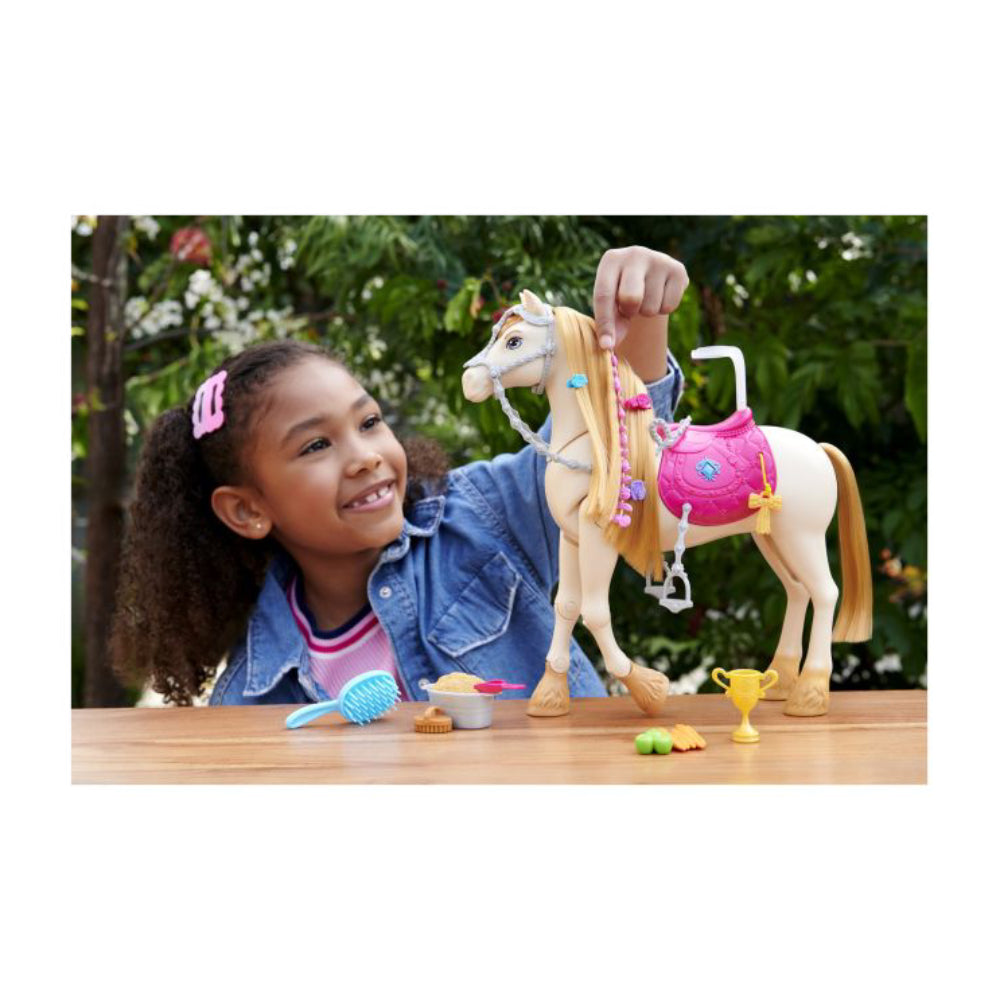 Caballo de juguete interactivo con accesorios Barbie Mysteries The Great Horse Chase