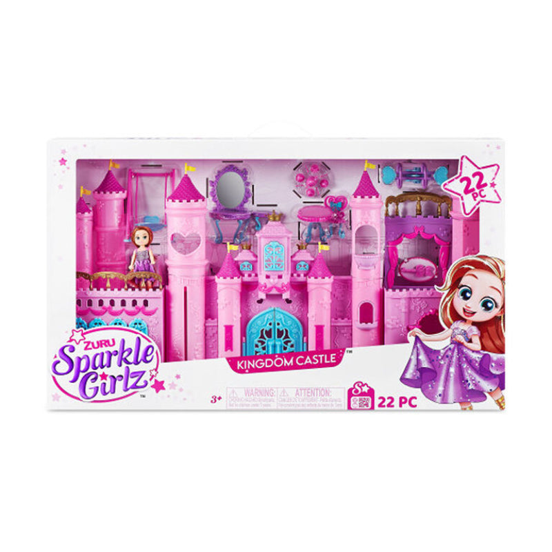 Juego de castillo del Reino de Sparkle Girlz (22 piezas)